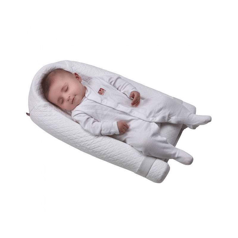 Red Castle Cocoonababy Ergonomic Sleep Positioner - White