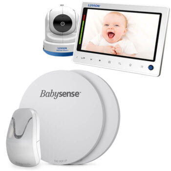 Babysense 7 Breathing & Split Screen Video Baby Monitor, 2