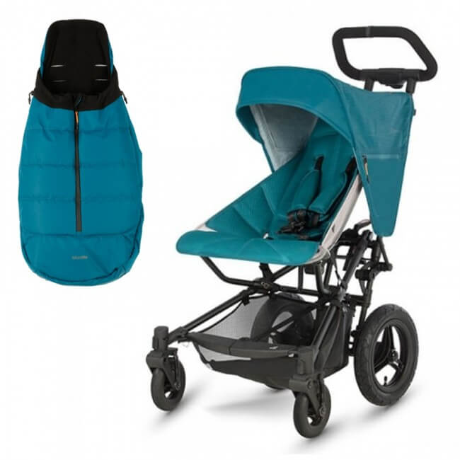 Micralite FastFold and Essential Pack and FREE Footmuff - Teal