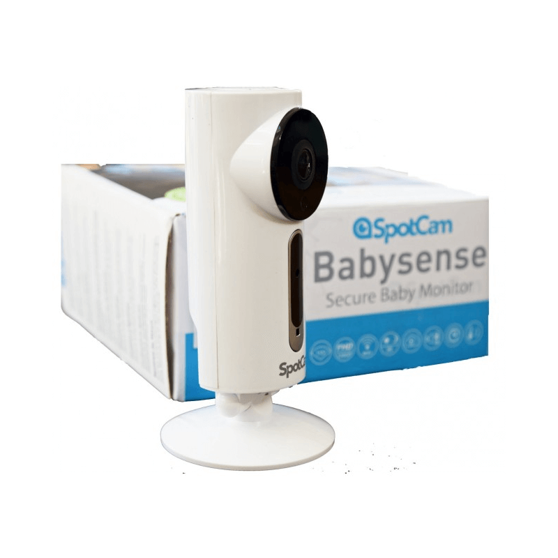 SpotCam Sense HD Wi-Fi Baby Monitor Camera & Nanny Baby Sensor Breathing Monitor Bundle