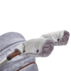 Little Angel Universal Pram and Pushchair Gloves - Light Grey/Grey