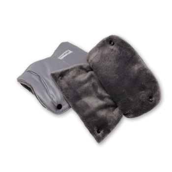 Little Angel Universal Pram and Pushchair Gloves - Light Grey/Grey 3