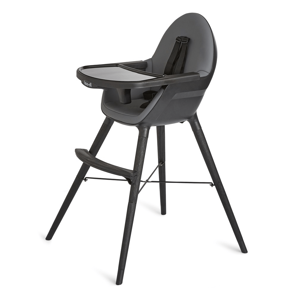 Koo-Di Duo Wooden Highchair - Charcoal