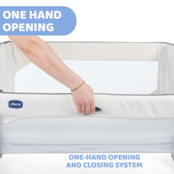 Chicco Next2Me Magic Side Sleeping Crib - White Snow