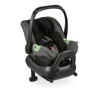 Tulip Car Seat Asphalt on ISOFIX base overview