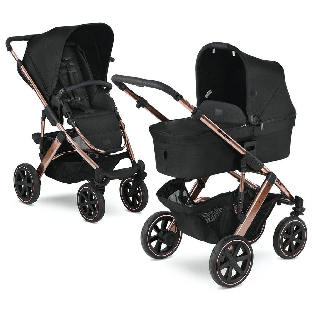 ABC Design Salsa 4 Pram and Pushchair - Rose Gold Pink / Black Unisex