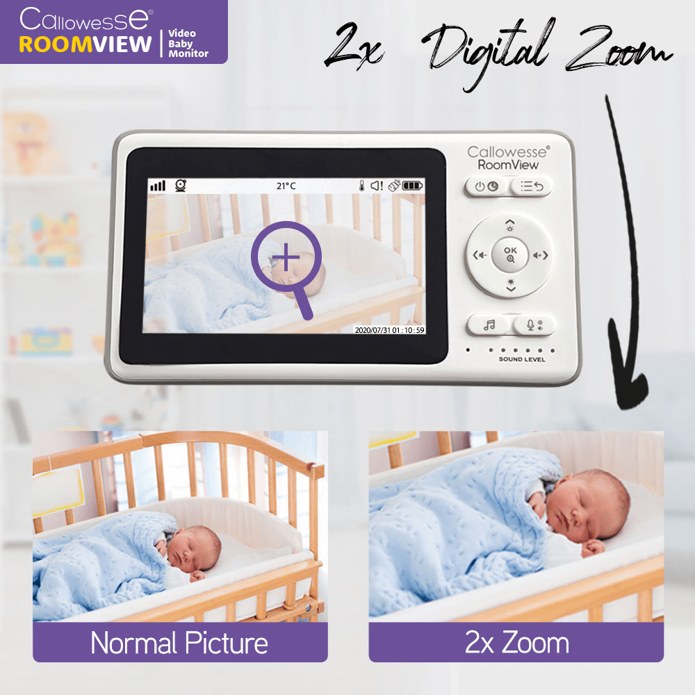 Callowesse RoomView 4.3" Digital Video Baby Monitor
