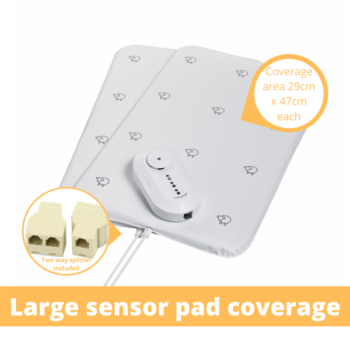 Callowesse Apprise Baby Breathing Monitor Twin Pad Set