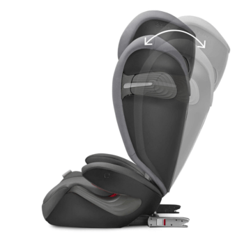 Cybex Solution S-Fix Group 2/3 ISOFIX Car Seat - Urban Black