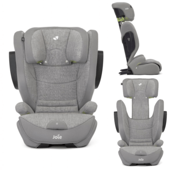 Car Seat Grey Flannel Isize Isofix, Joie Isofix Car Seat Group 2 3