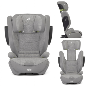 Joie i-Traver iSize Group 2/3 Car Seat - Grey Flannel, iSize