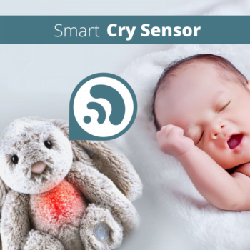 Callowesse© Dreamy Willow Bunny – Baby Sleep Aid with Smart Cry Sensor