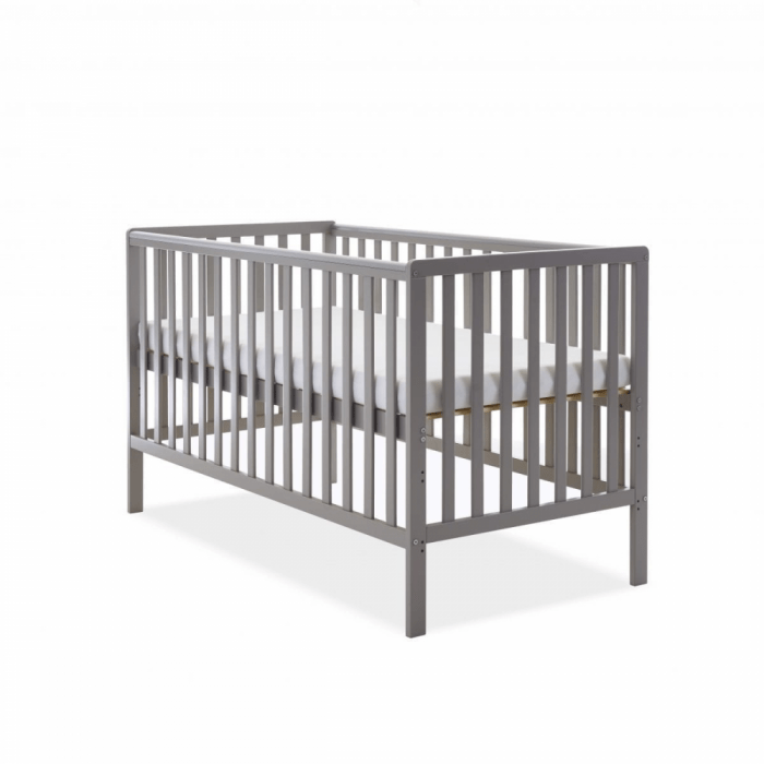 Bantam Cot Bed- Taupe Grey- Height Adjusted