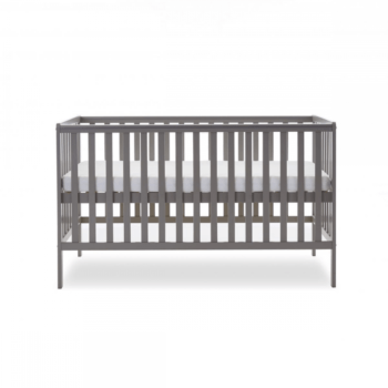 Bantam Cot Bed- Taupe Grey- Height Ajusted Higest setting
