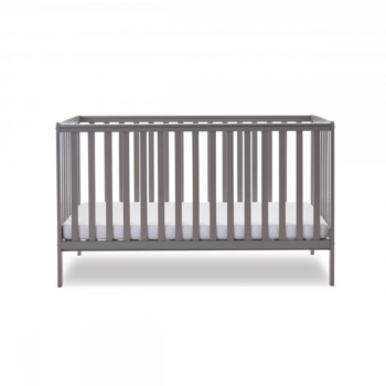 Bantam Cot Bed- Taupe Grey- Height Ajusted lowest setting