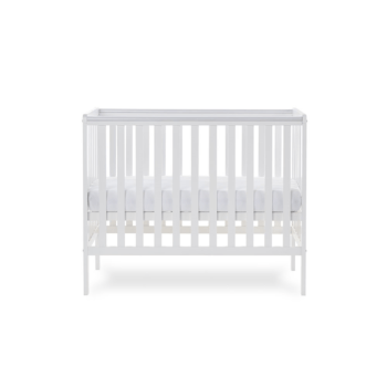Bantam Space Saver Cot - White- Height Adjustable Mid Level
