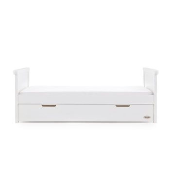 Belton Cot Bed- White- Toddler Bed Side View