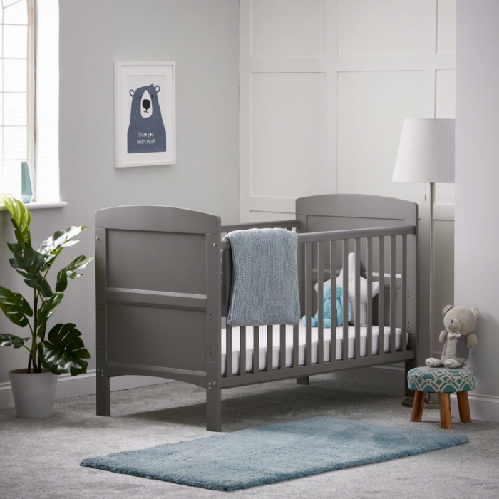 Grace Cot Bed- Taupe Grey- Lifestyle Image