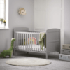 Grace Cot Bed- Warm Grey- Lifestyle Image