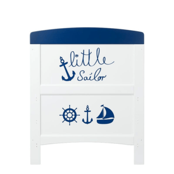 Grace Inspire Cot Bed- Little Sailor- Cot End View