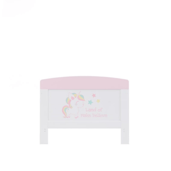 Grace Inspire Cot Bed- Unicorn- Toddler Bed end view