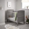 Grace Mini Cot Bed- Taupe Grey - Lifestyle Image