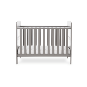 Grace Mini Cot Bed- Taupe Grey - Side View