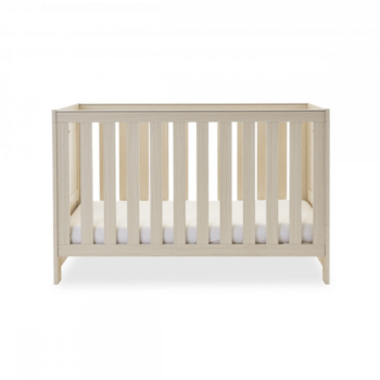 Nika Cot Bed- Oatmeal- Cot Lowest Setting