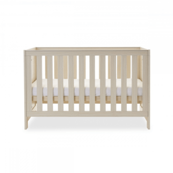 Nika Cot Bed- Oatmeal- Cot Lowest Setting