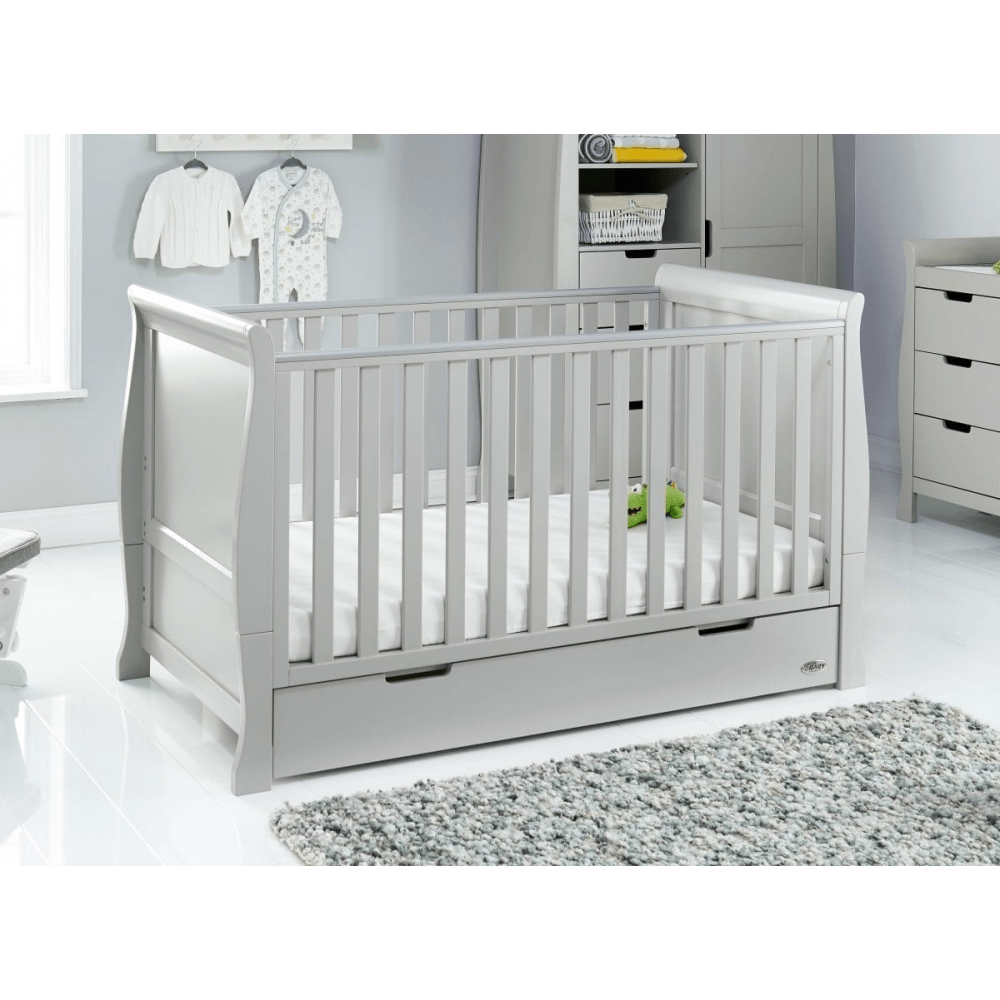Photos - Cot Obaby Stamford Classic  Bed- Warm Grey BSR5129WMG 