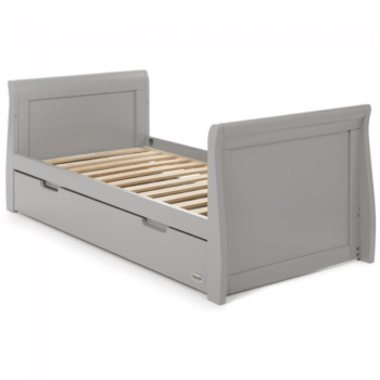 Stamford Classic Cot Bed- Warm Grey- Toddler Bed- No mattress