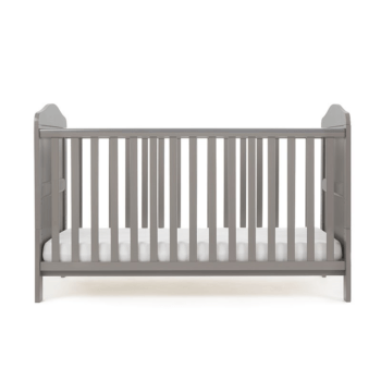 Whitby Cot Bed- Taupe Grey- Cot Lowest Setting