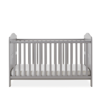 Whitby Cot Bed- Warm Grey - Lowest Setting