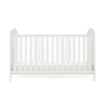 Whitby Cot Bed- White- Lowewst Level Height