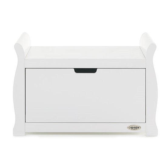 Photos - Kids Furniture Obaby Stamford Toy Box - White bsr10101wht 