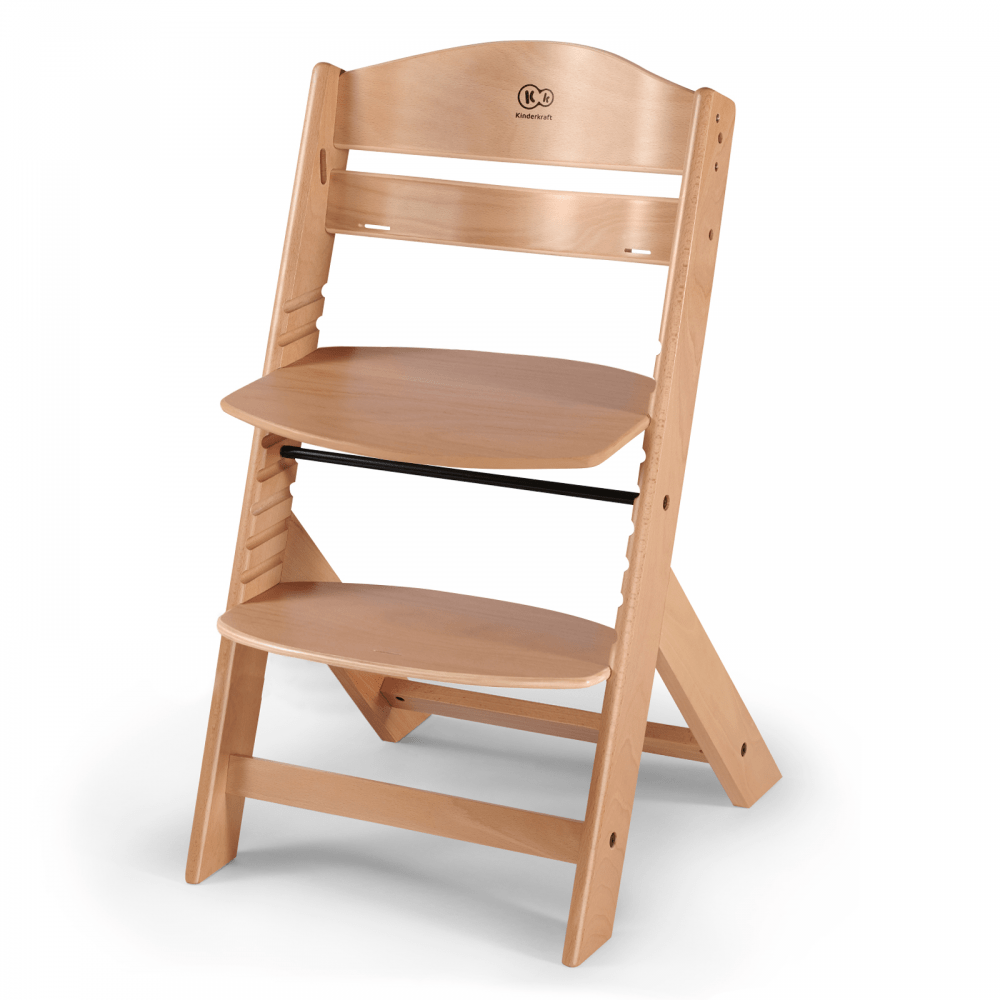 Kinderkraft Enock Wooden Highchair - Wooden