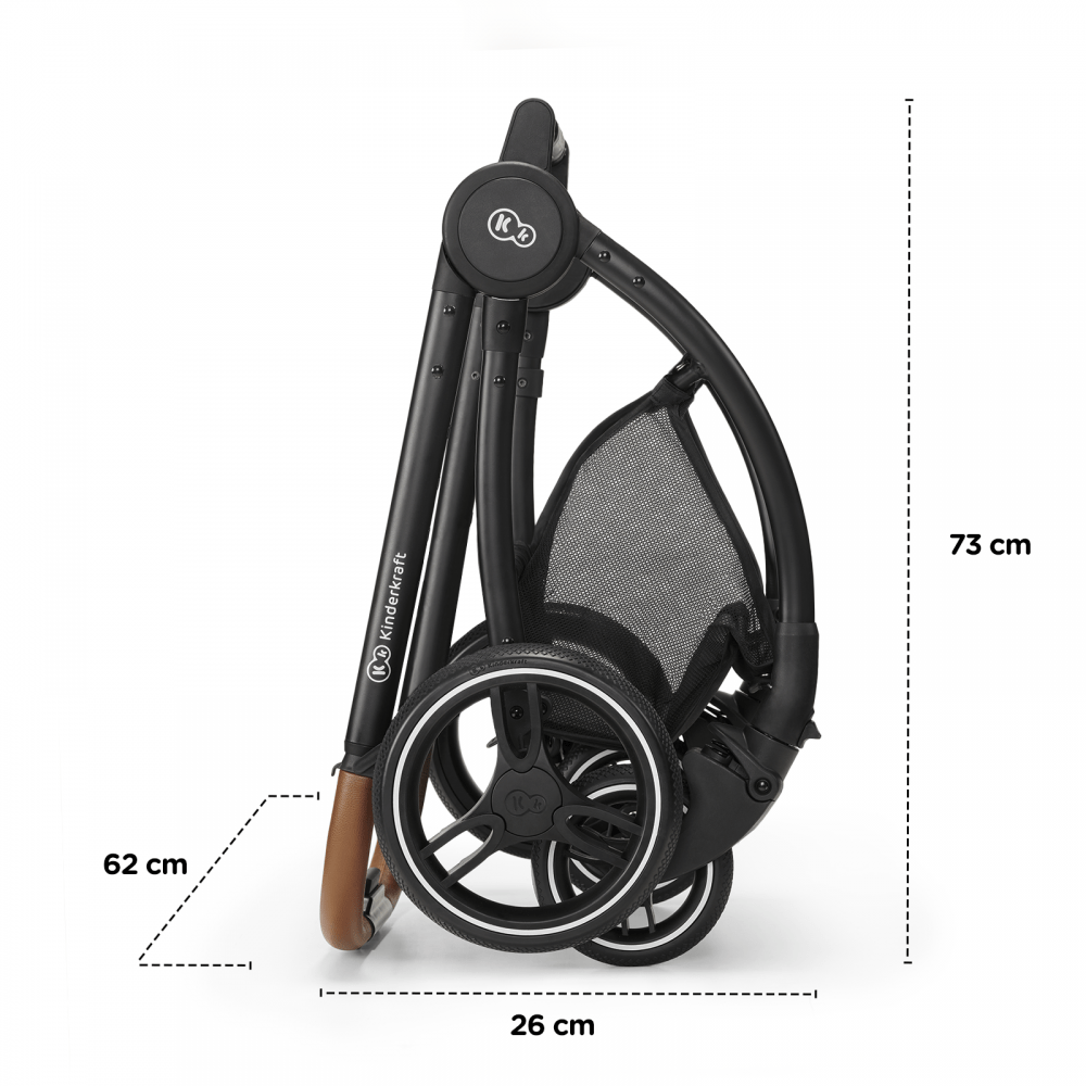 Kinderkraft Everyday 3 in 1 Travel System in Birds with Evolution Pro 2 Car  Seat