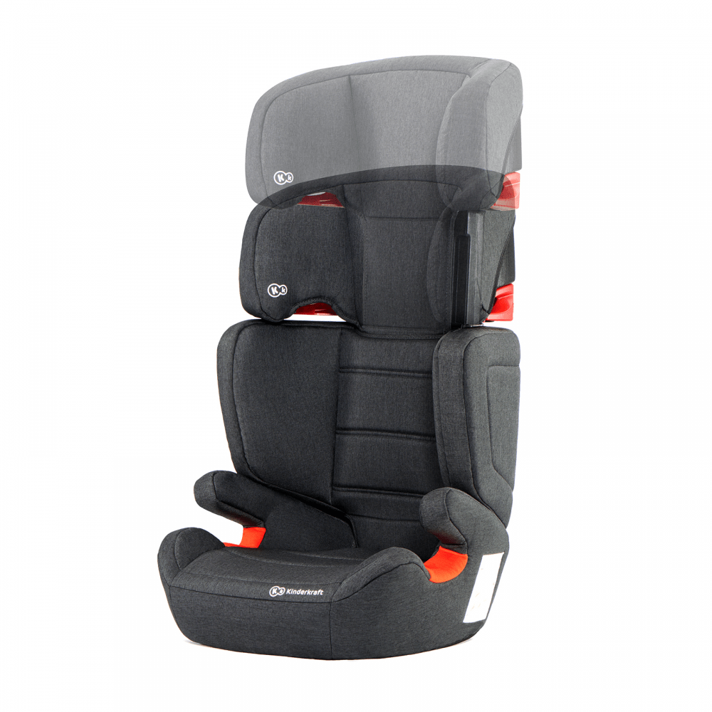 Kinderkraft JuniorFix Group 2/3 ISOFIX Car Seat - Black