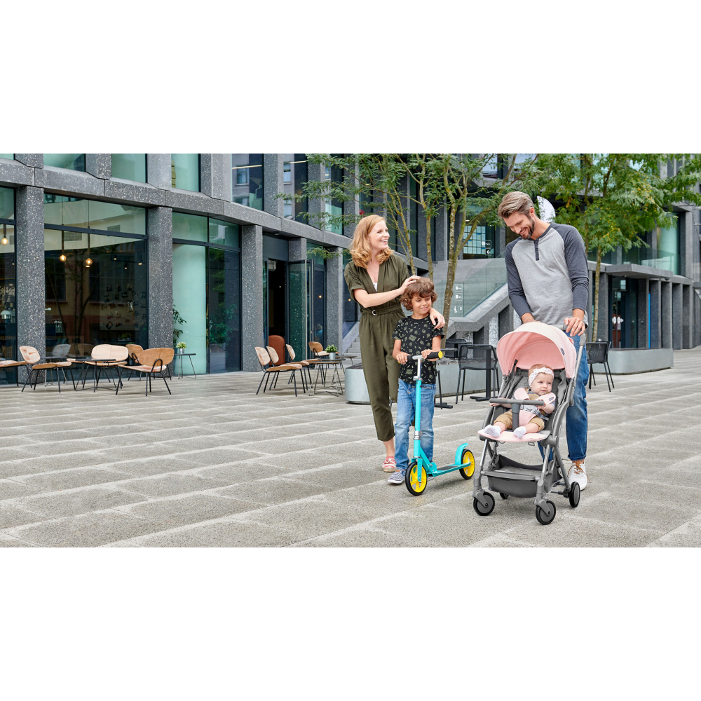 Kinderkraft Pilot Stroller Pink Compact Stroller Light Weight