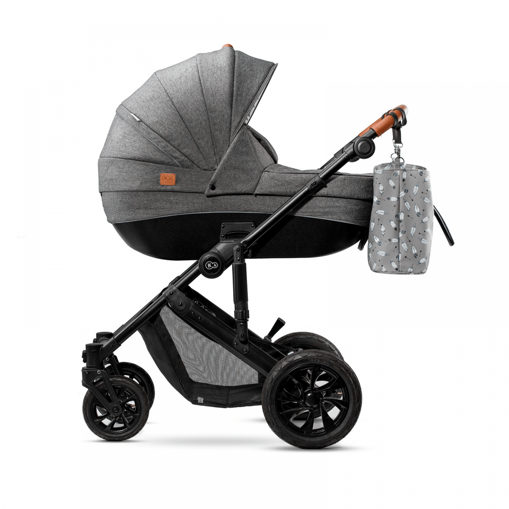 Kinderkraft Prime 2 in 1 Pushchair Grey Travel System Stroller