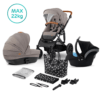 Kinderkraft Prime 3 in 1 Travel System - Beige