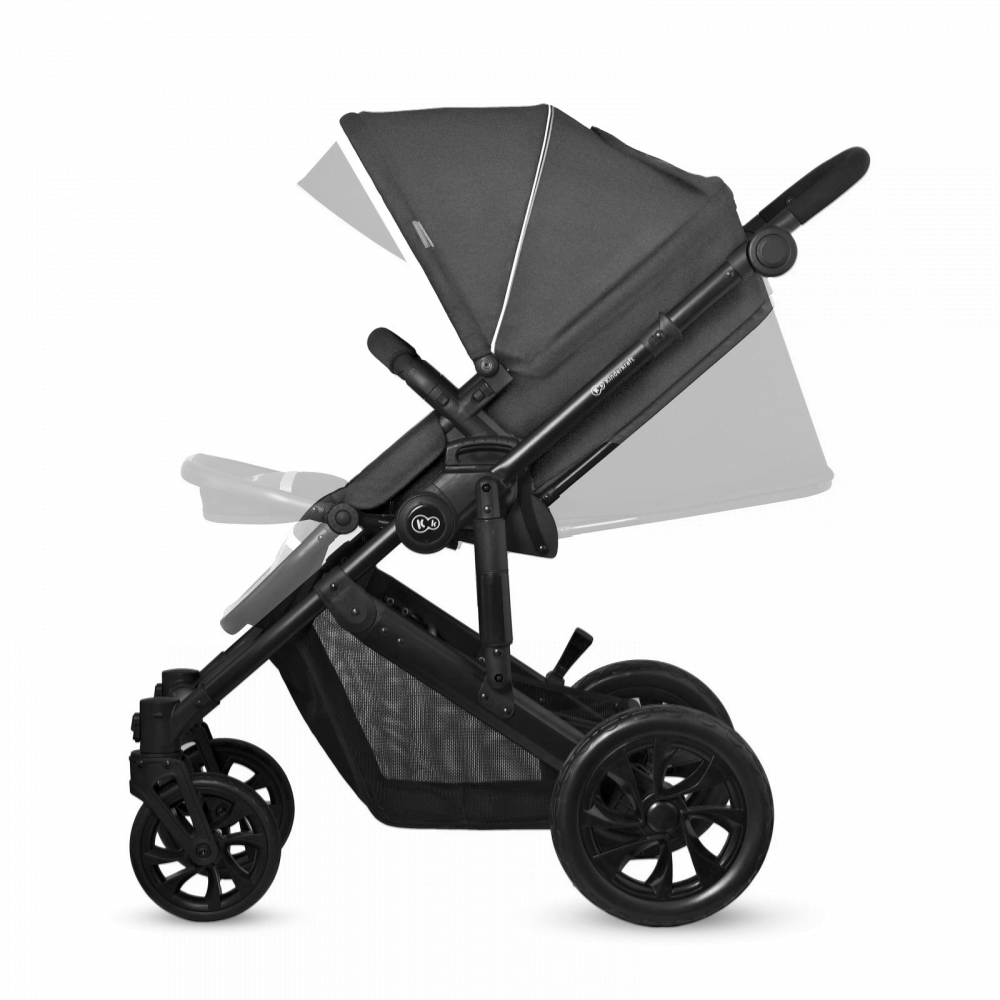 Kinderkraft Prime Lite 2 in 1 Pushchair - Black