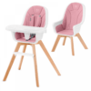 Kinderkraft Tixi 2 in 1 Higchair - Pink