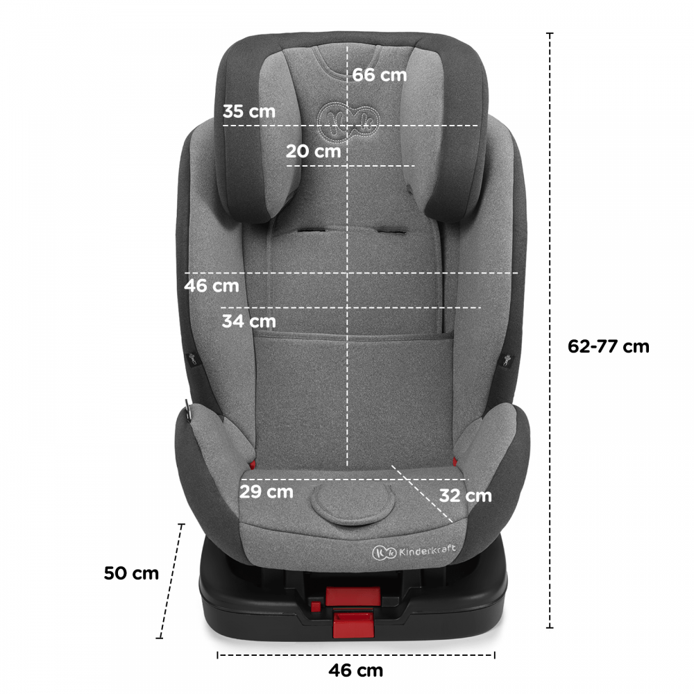 Kinderkraft Vado Group 0+/1/2 ISOFIX Car Seat - Red