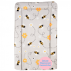 Callowesse Changing Mat Deluxe Waterproof with Raised Edges - Grey Bee