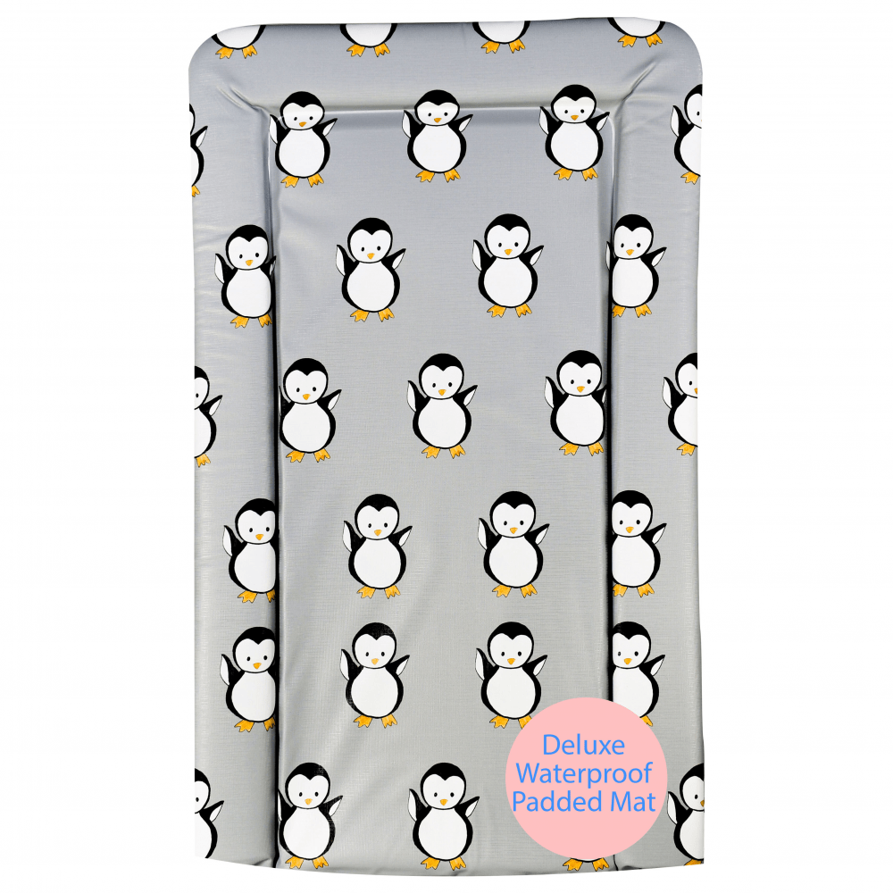Photos - Kids Furniture Callowesse Callowesse Baby Changing Mat - Grey Penguin BSR11016GP
