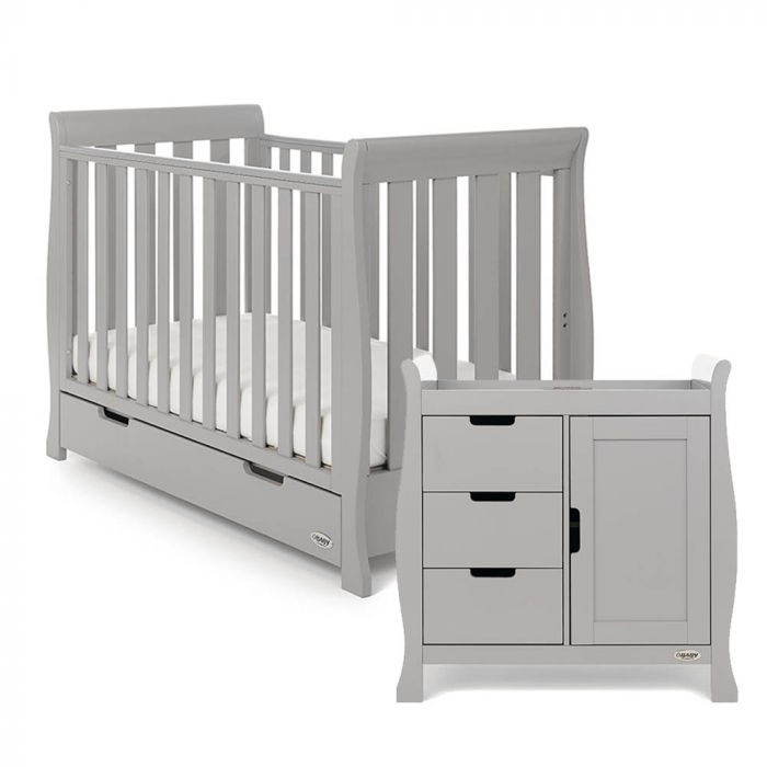 Obaby Stamford Mini 2 Piece Room Set Warm Grey