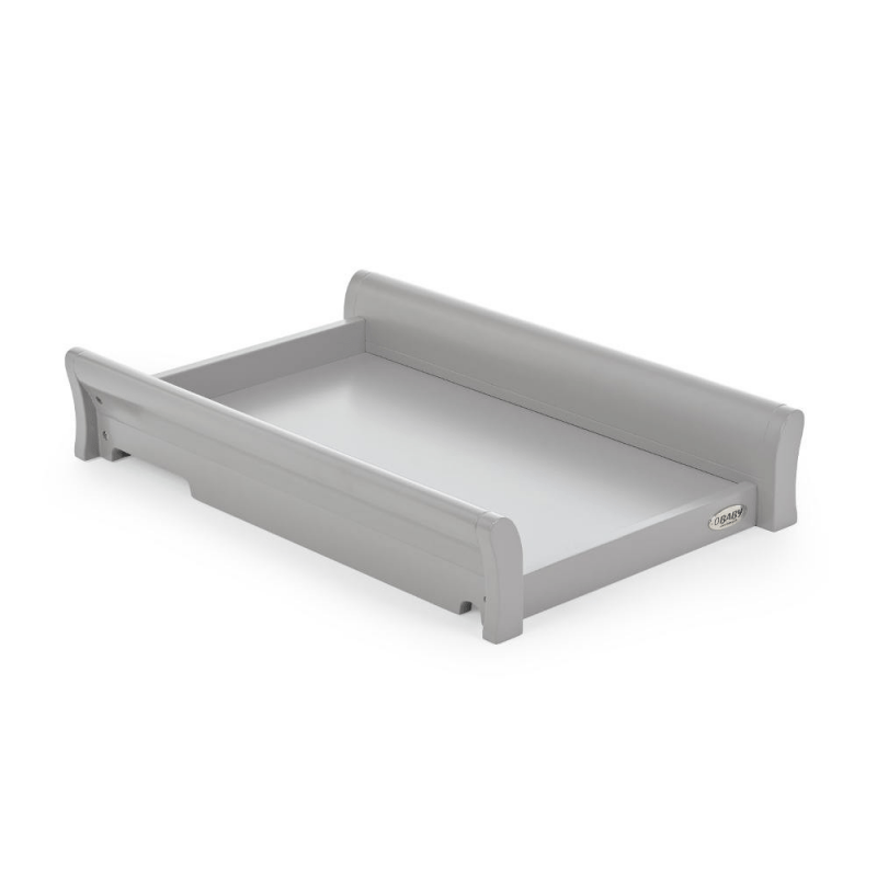 Photos - Changing Table Obaby Stamford Cot Top Changer - Warm Grey bsr10103wmg 