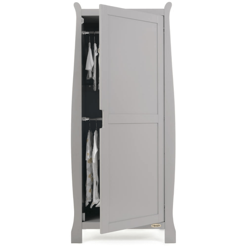 Obaby Stamford Single Wardrobe - Warm Grey