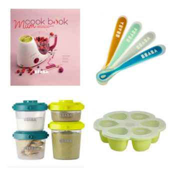 BEABA Maxi+ Portion Tritan, Pot de conservation bébé, plastique